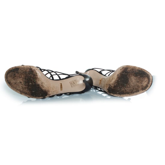 Gucci zwarte sandalen met Gucci-knopen - Image 6