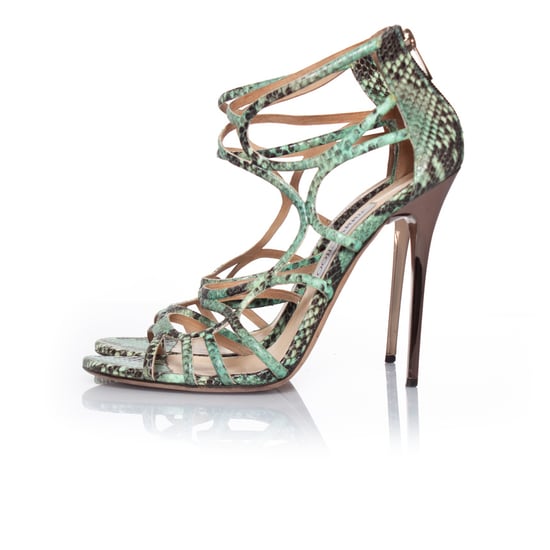 Jimmy Choo Groene python gladiator sandalen - Image 2