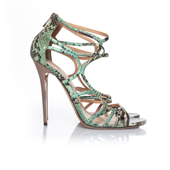 Jimmy Choo Groene python gladiator sandalen - Image 5