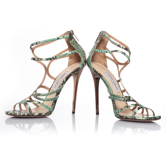 Jimmy Choo Groene python gladiator sandalen - Image 6
