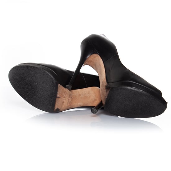 Jimmy Choo zwarte leren peeptoe pump - Image 6