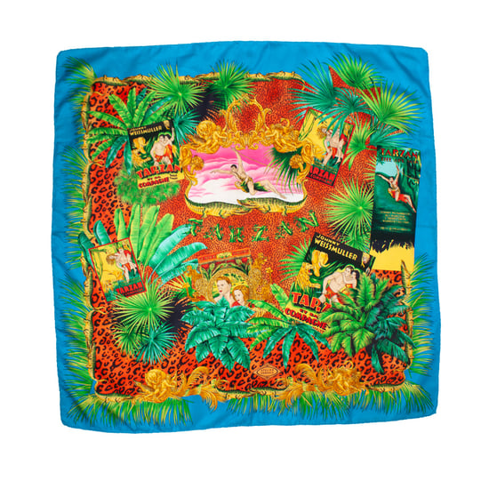 Atelier Versace Multicolored jungle Tarzan sjaal - Image 1