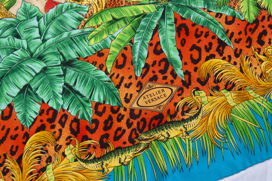 Atelier Versace Multicolored jungle Tarzan sjaal - Image 4