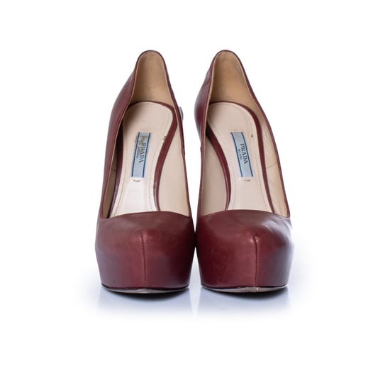 Prada rode platform pumps - Image 3