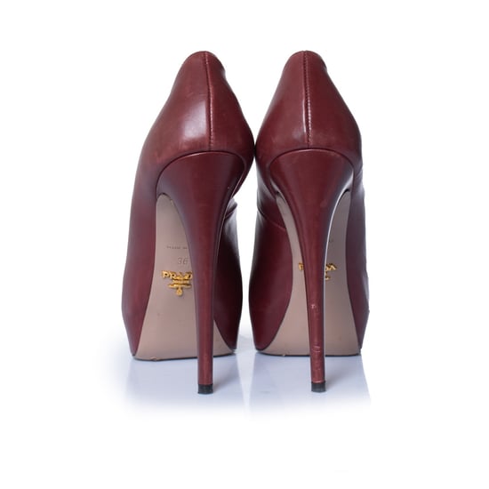 Prada rode platform pumps - Image 4