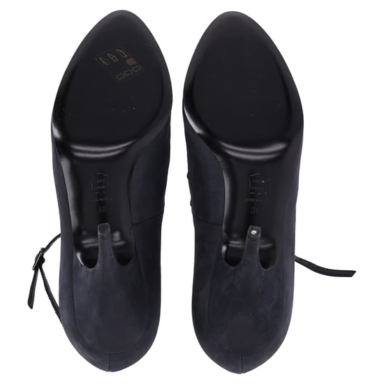 Lanvin Strappumps in donkergrijs leer - Image 6