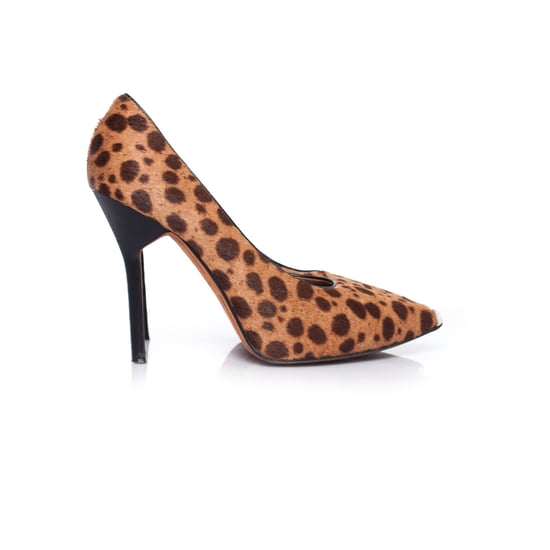 Givenchy luipaardprint ponyskin pumps. - Image 5