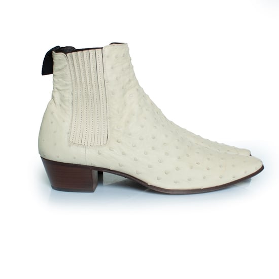 Saint Laurent Struisvogelleren Wyatt laarzen - Image 4