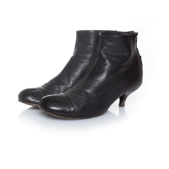 Lanvin enkellaarsjes met kitten heel - Image 1