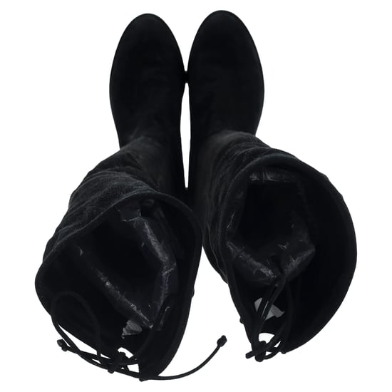 Stuart Weitzman Lowland Stretch Over-the-Knee Laarzen in Zwarte Suède - Image 3