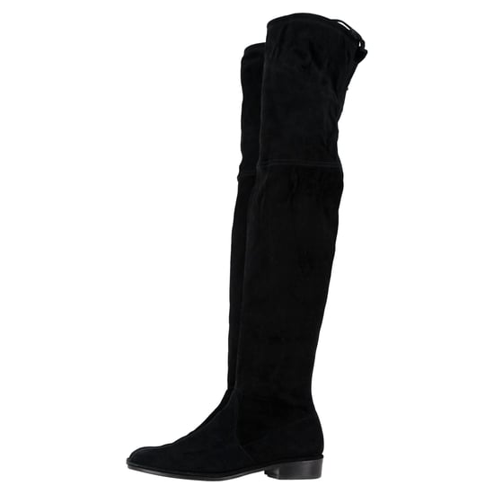 Stuart Weitzman Lowland Stretch Over-the-Knee Laarzen in Zwarte Suède - Image 4