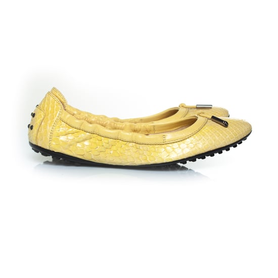 Tod's gele ballerina's van pythonleer - Image 4