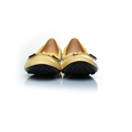 Tod's gele ballerina's van pythonleer - Image 6