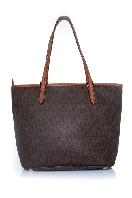 Michael Kors Jetset canvas shopper met logo - Image 2