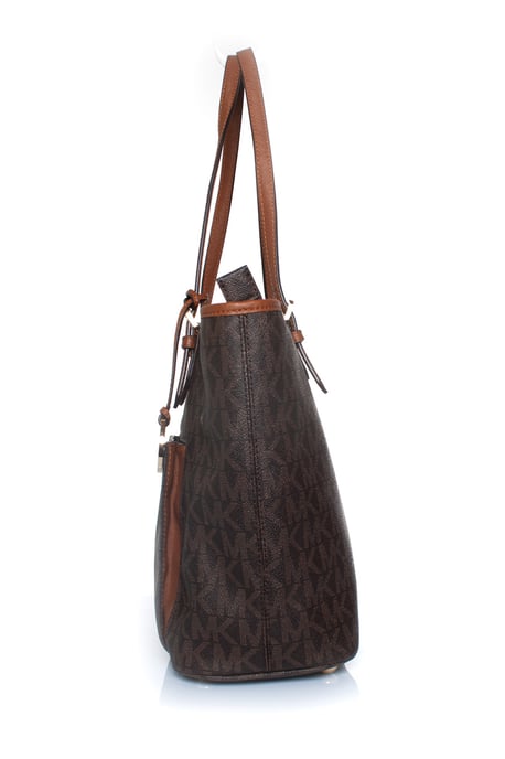 Michael Kors Jetset canvas shopper met logo - Image 5