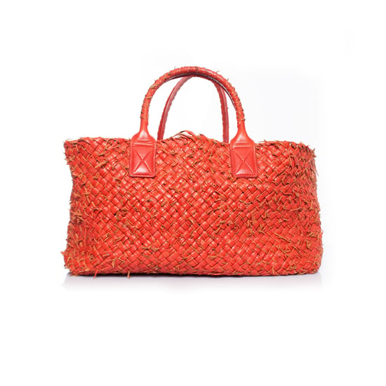 Bottega Veneta Rode cabas-tas met etui. - Image 1