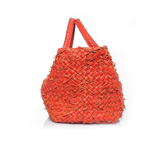 Bottega Veneta Rode cabas-tas met etui. - Image 4