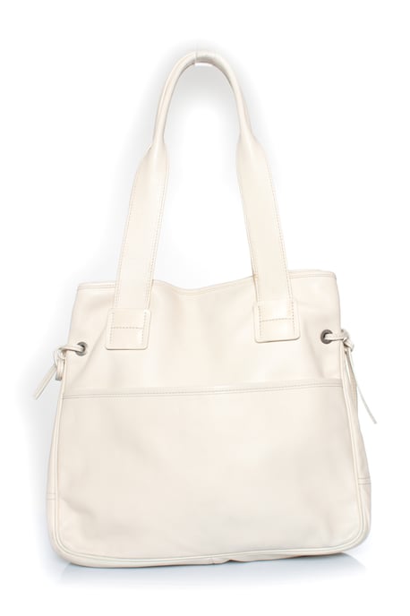 Hogan witte leren shopper - Image 2