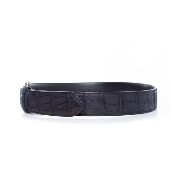 Loro Piana alligatorriem van blauw leer - Image 3