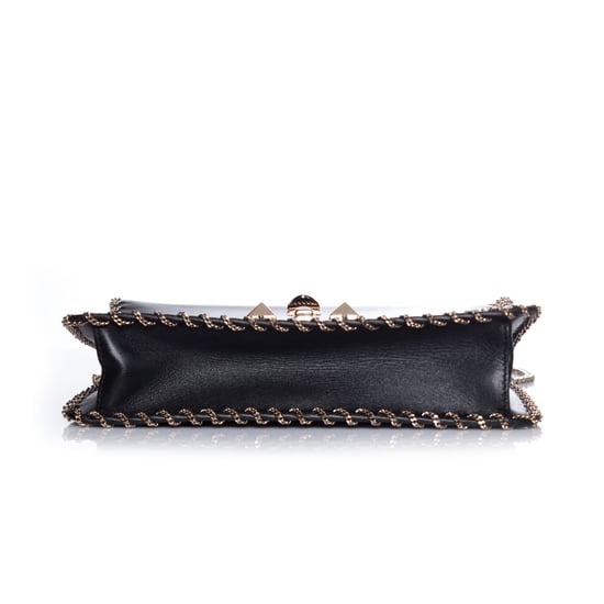 Valentino Demilune ketting leren schoudertas - Image 3