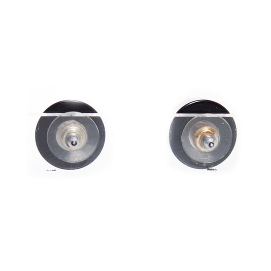 Chanel ronde oorbellen met parels en rhinestones - Image 5