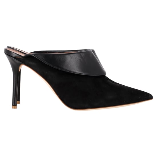 Malone Souliers Gespschoenen met Puntige Neus in Zwart Suède en Leer - Image 1