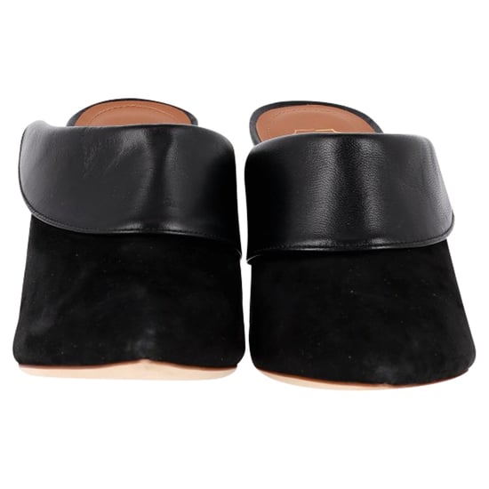 Malone Souliers Gespschoenen met Puntige Neus in Zwart Suède en Leer - Image 2