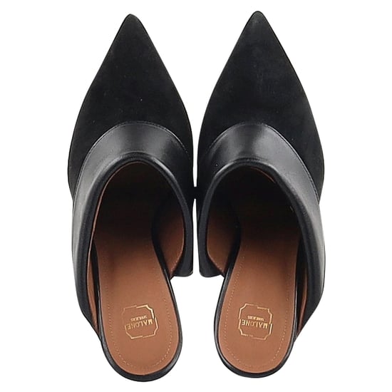 Malone Souliers Gespschoenen met Puntige Neus in Zwart Suède en Leer - Image 3