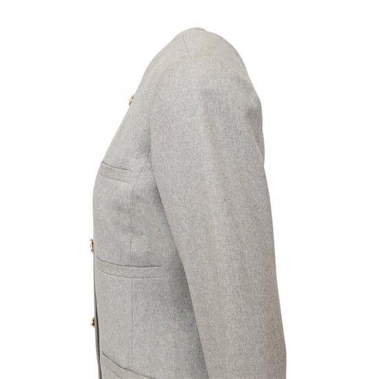 Valentino Miss V Wol Jurk met Schildpadknopen - '90s - Image 4