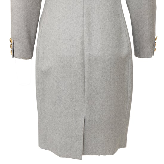 Valentino Miss V Wol Jurk met Schildpadknopen - '90s - Image 6