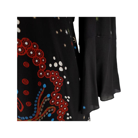 Valentino Zijde Print Jurk - '10s - Image 4