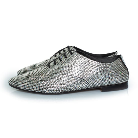 Saint Laurent veterschoen met strass steentjes - Image 2