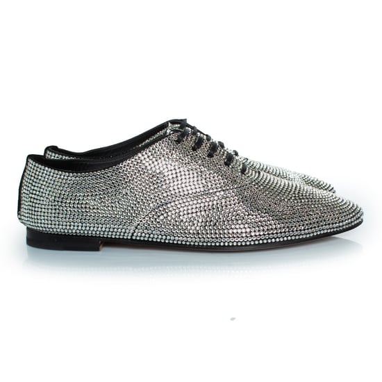 Saint Laurent veterschoen met strass steentjes - Image 4