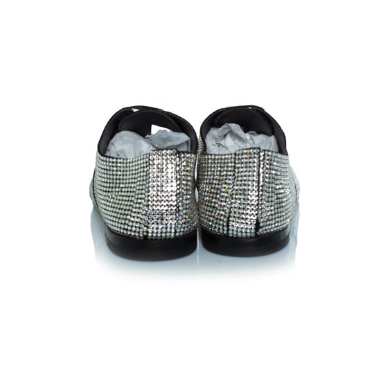 Saint Laurent veterschoen met strass steentjes - Image 5