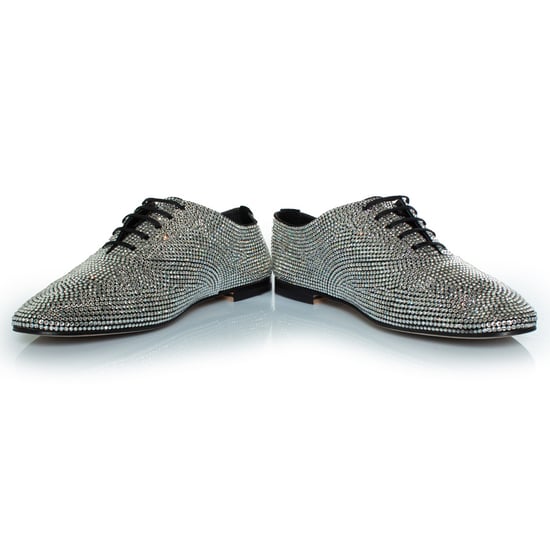 Saint Laurent veterschoen met strass steentjes - Image 6