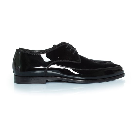 Saint Laurent Patent en suède veterschoen - Image 4