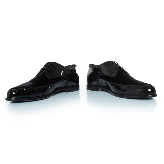 Saint Laurent Patent en suède veterschoen - Image 6