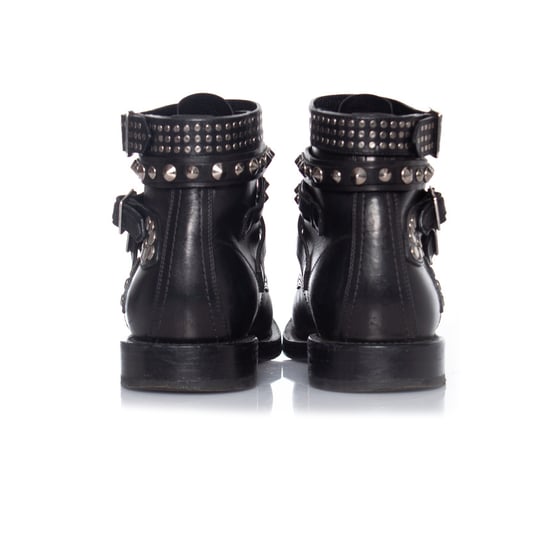 Saint Laurent Militaire enkellaarsjes - Image 3