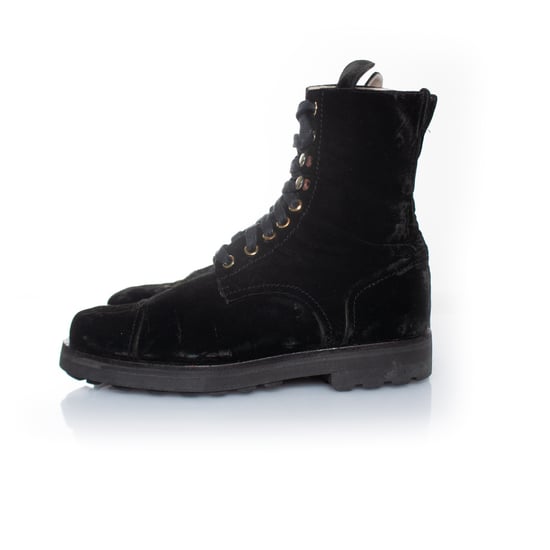 Chanel Velvet combat veterlaarzen - Image 2