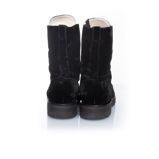 Chanel Velvet combat veterlaarzen - Image 5