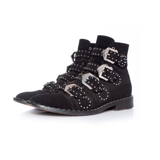 Zwarte laarzen met studs en gespen van Givenchy - Image 1