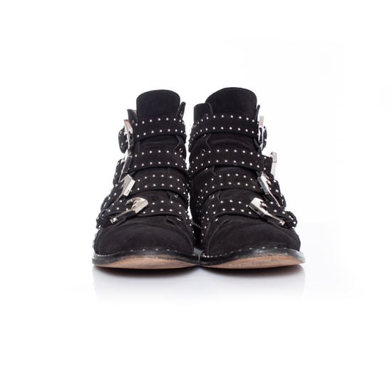 Zwarte laarzen met studs en gespen van Givenchy - Image 4