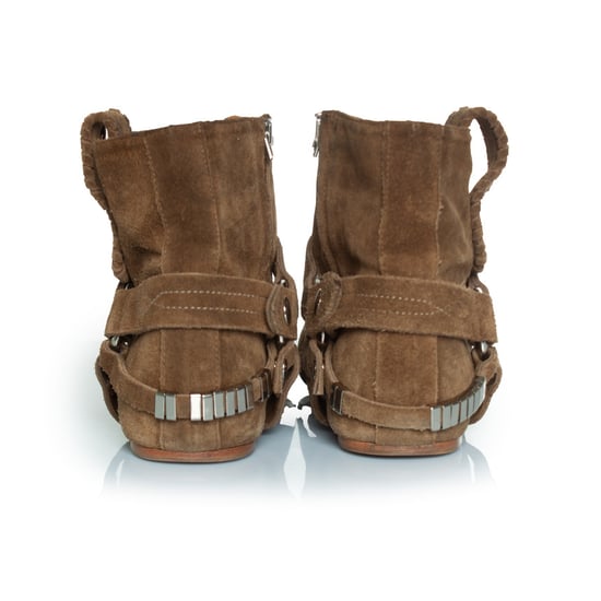 Isabel Marant Ralph kaki suède enkellaarsjes - Image 3