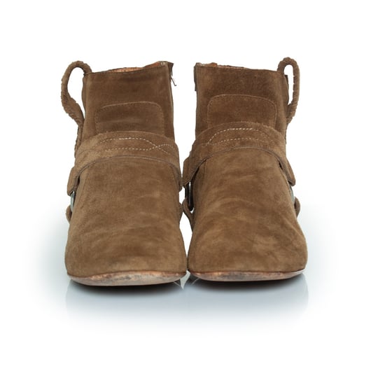 Isabel Marant Ralph kaki suède enkellaarsjes - Image 5