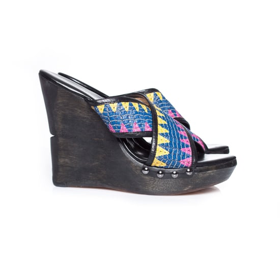Diane von Furstenberg Etnische platform wedges. - Image 4