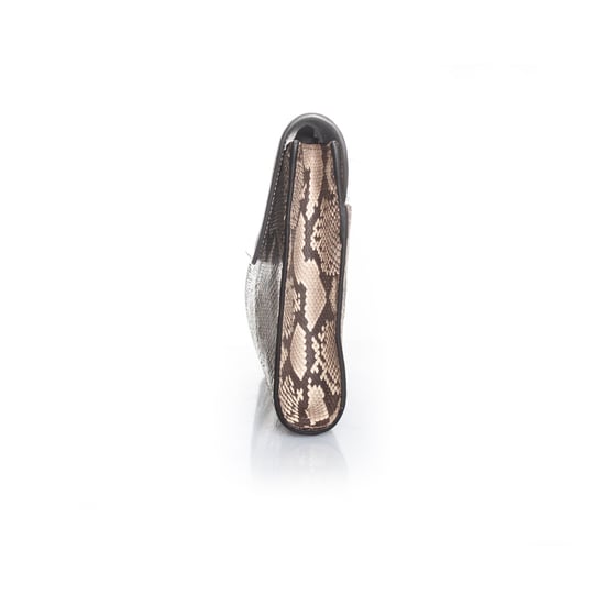 Gucci python leren clutch met metalen klep - Image 6