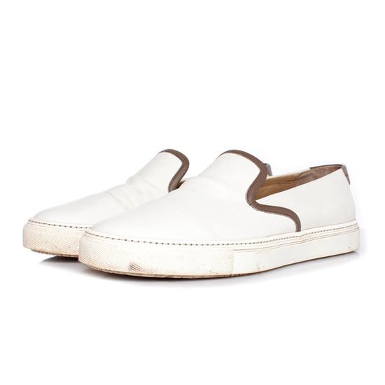 Hermes Slip on sneakers in wit leer - Image 1