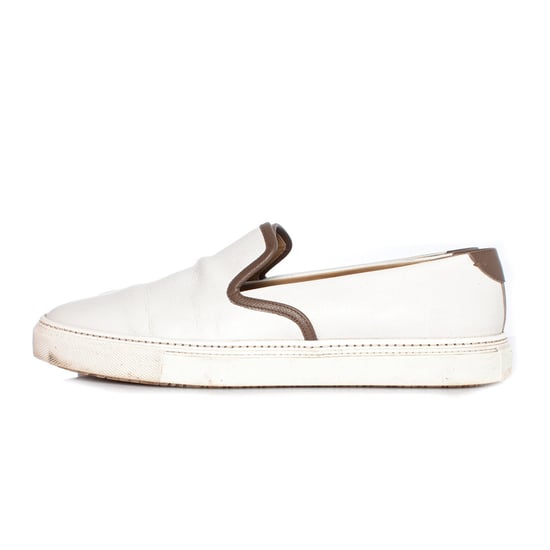 Hermes Slip on sneakers in wit leer - Image 2