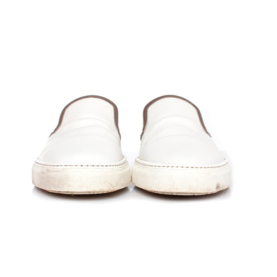 Hermes Slip on sneakers in wit leer - Image 5