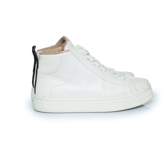 Chloe Lauren hoge sneakers in het wit - Image 5